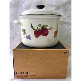Nồi tráng men Fujihoro FRV-22DW 22cm