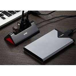 Hub Chia Cổng USB 3.0 Từ 1 ra 4 SSK SHU835 - Hỗ Trợ Chức Năng Như Hub Sạc (Đen)