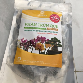 Phân trùng quế dạng viên nén cung cấp chất dinh dưỡng cho Lan và bonsai