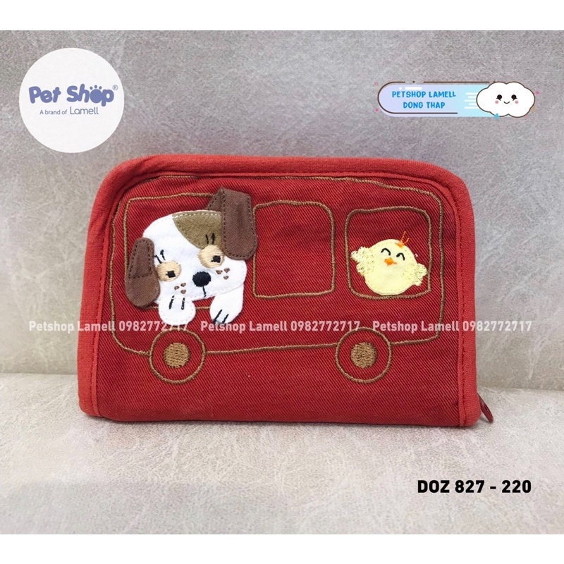Bóp ví gấp đựng giấy tờ nhiều ngăn PETSHOP - DOZ 827