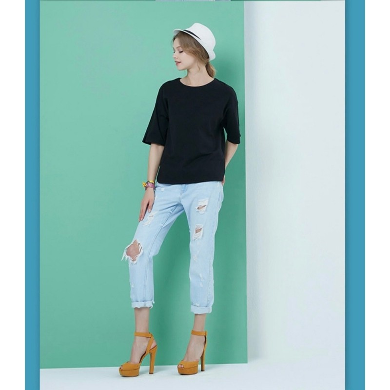 Áo phông - Áo thun trơn nữ xuất Hàn. HA2042