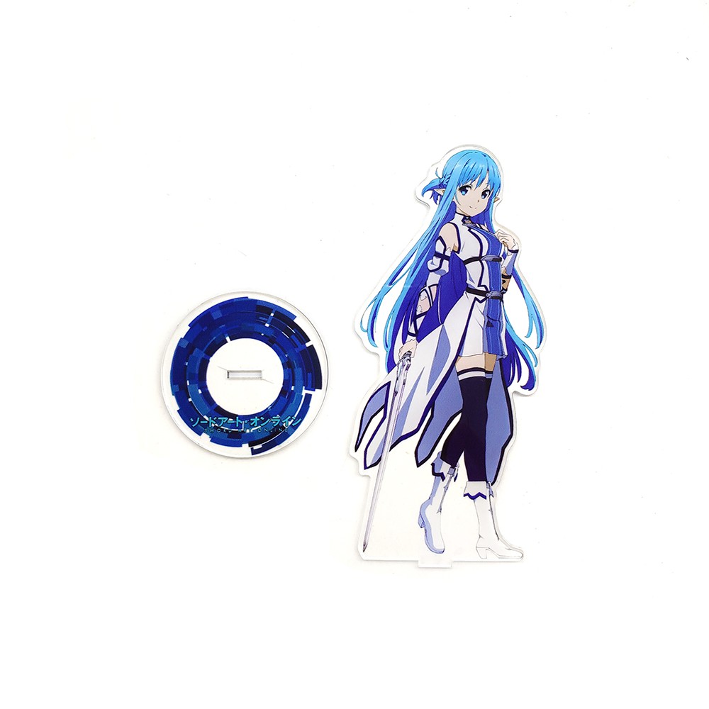 Sword Art Online Kirito Asuna Suguha Yuuki acrylic stand figure model toy