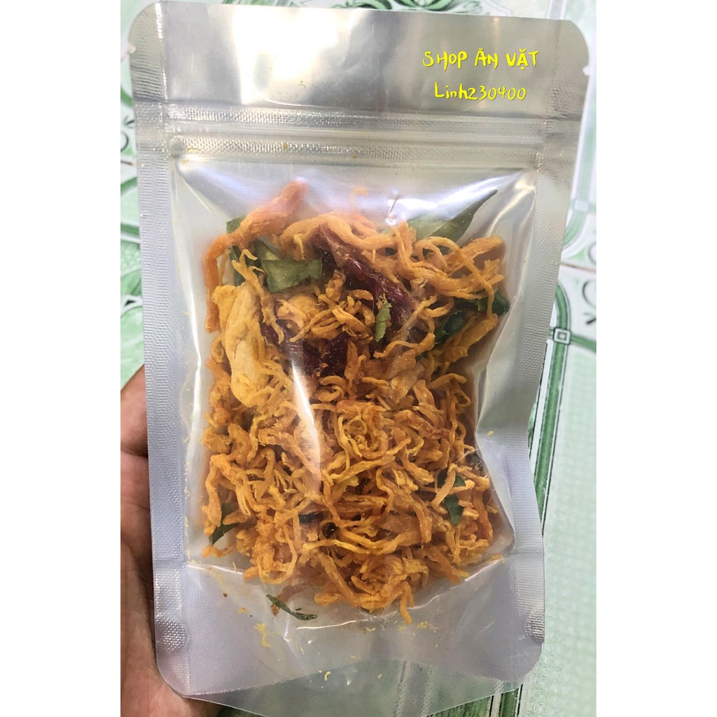 Khô gà lá chanh (Túi zip 60g)