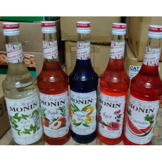 Siro Monin hoa hồng, đào, bạc hà, dưa hấu, chanh mật ong....