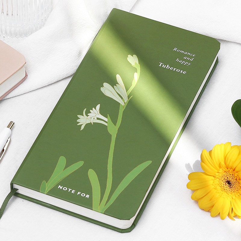 Sổ tay NOTE FOR Slim bìa cứng sổ kế hoạch planner phiên bản FLOWERS