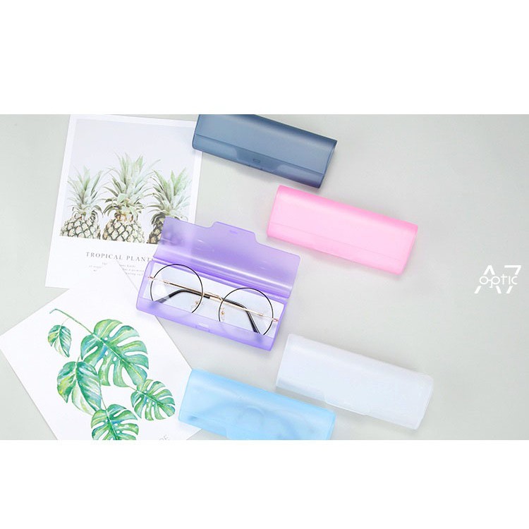 Hộp đựng kính chống sốc - [Tặng kèm khăn lau kính microfiber]