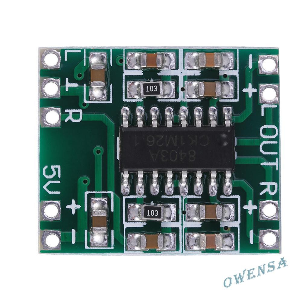 Ow  5/10pcs PAM8403 Mini Digital Amplifier Boards 2x3W Power Amplifier Modules♥