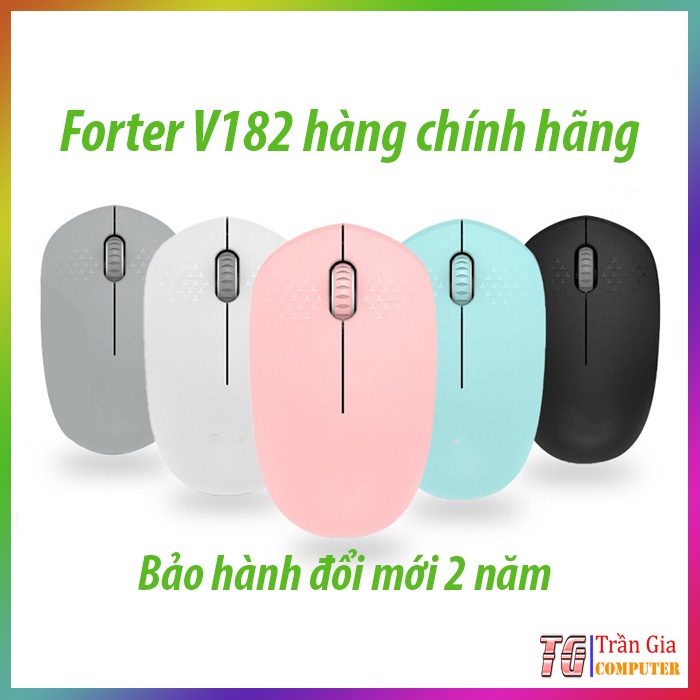 [Hàng chính hãng] Chuột máy tính không dây Forter V182 (nhiều màu)