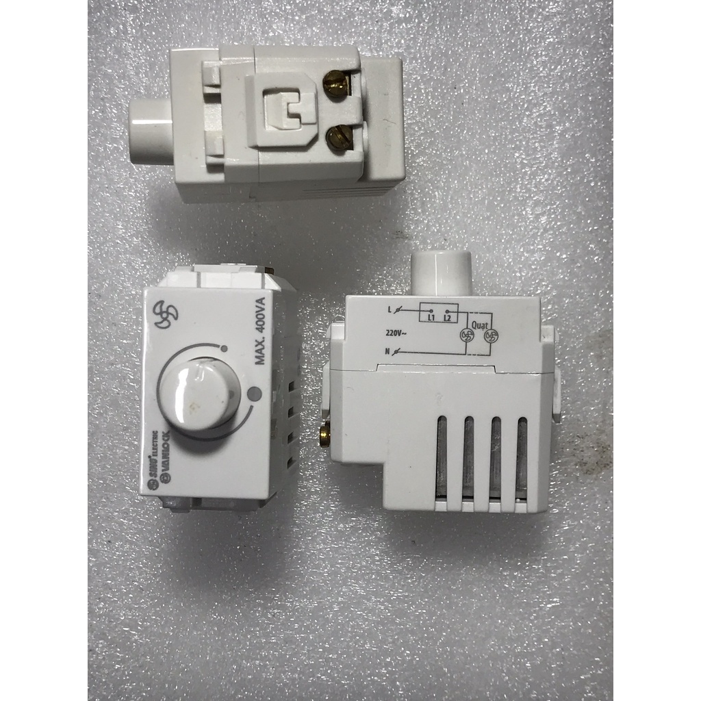 Hạt bình NL 20A , tivi, điện thoại , mạng , chiết áp đèn-qạt S18CC SIno