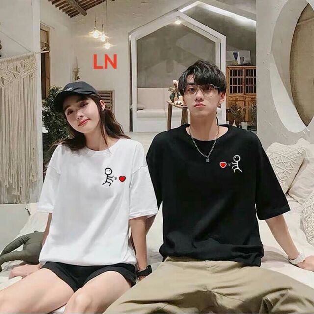 set 2 Áo đôi bắn tim LN