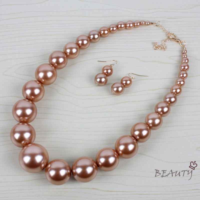 SevenMiss Bộ Trang Sức Ngọc Trai Sang Trọng Cho Cô Dâu