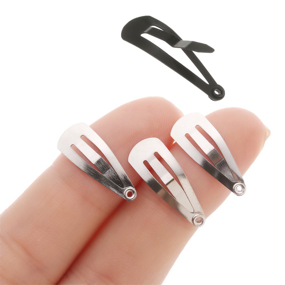 Set 10 Kẹp Tóc Búp Bê Bằng Nhựa 3 Kiểu Dáng Dễ Thương Cho Bé Gái Diy