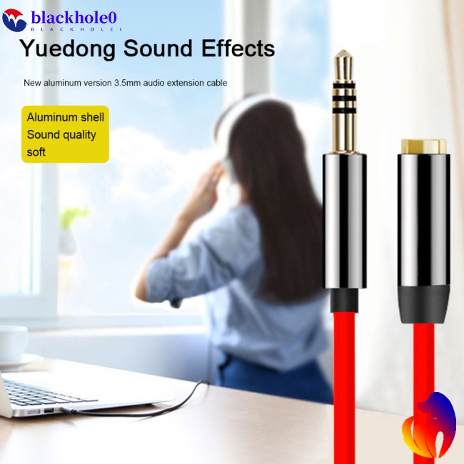 Dây Cáp Nối Dài Tai Nghe Điện Thoại 3.5mm Bằng Hợp Kim Nhôm
