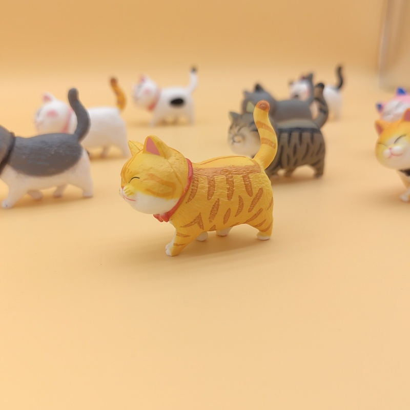 Nam Châm Gắn Tủ Lạnh Hình Đầu Mèo 3D Dễ Thương 9 Kiểu Nhật Bản