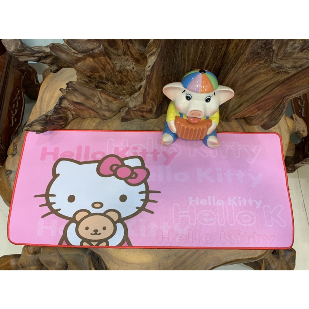 Lót Chuột Cỡ Lớn - Anime HELLO KITTY size 800x300x3MM- LÓT CHUỘT HELLO KITTY