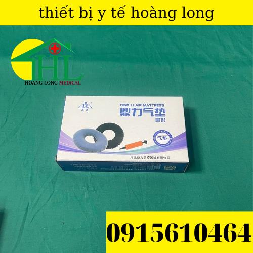 Phao Chống Loét Bơm Hơi Cao Cấp Cho Người Bệnh Có Lớp Vải Nỉ Bên Ngoài