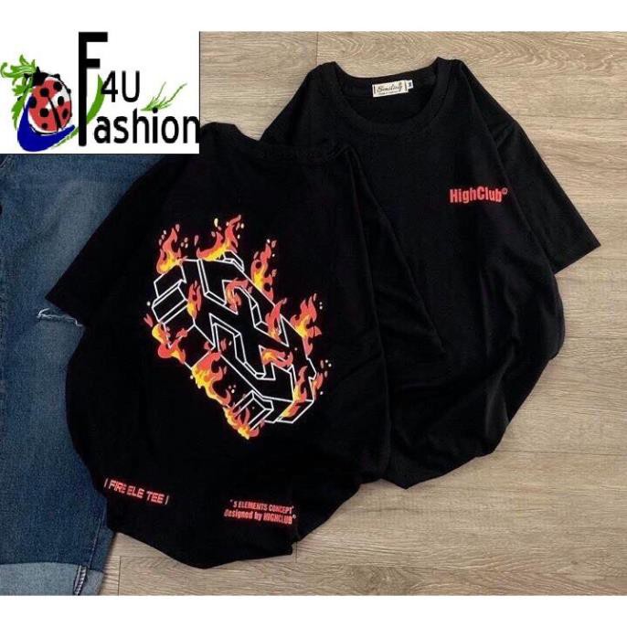Áo thun unisex form rộng tay lỡ | Áo thun hình - BLACK HIGH CLUB| T-shirt | Chuyên bán sỉ áo thun ་