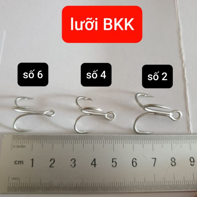 Combo 2 lưỡi tùy chọn : LƯỠI BA TIÊU BKK ( size 2 , size 4 , size 6 , size 8 size 10 , size 14 )