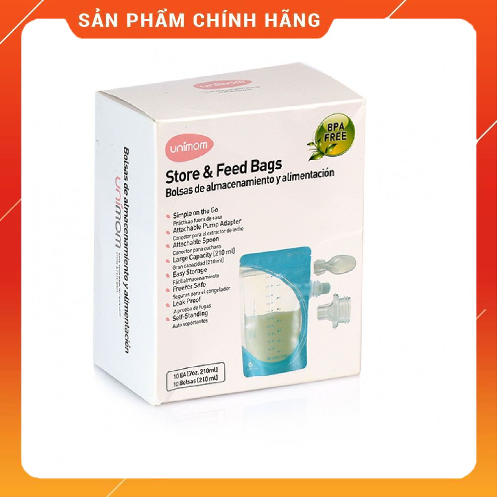 Túi trữ sữa Unimom bú trực tiếp ( 10 túi ) UM870305