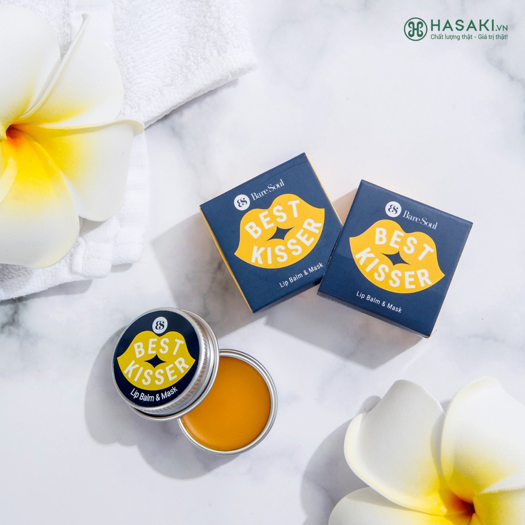 Son Dưỡng Môi Không Màu BareSoul Best Kisser Lip Balm &amp; Mask 10g