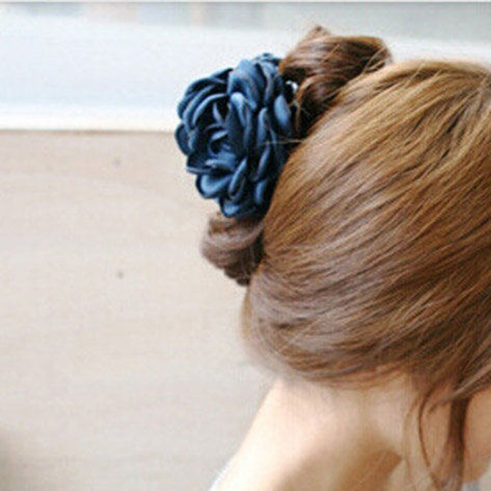 Kẹp Tóc Hình Hoa Hồng Thanh Lịch Cho Nữ