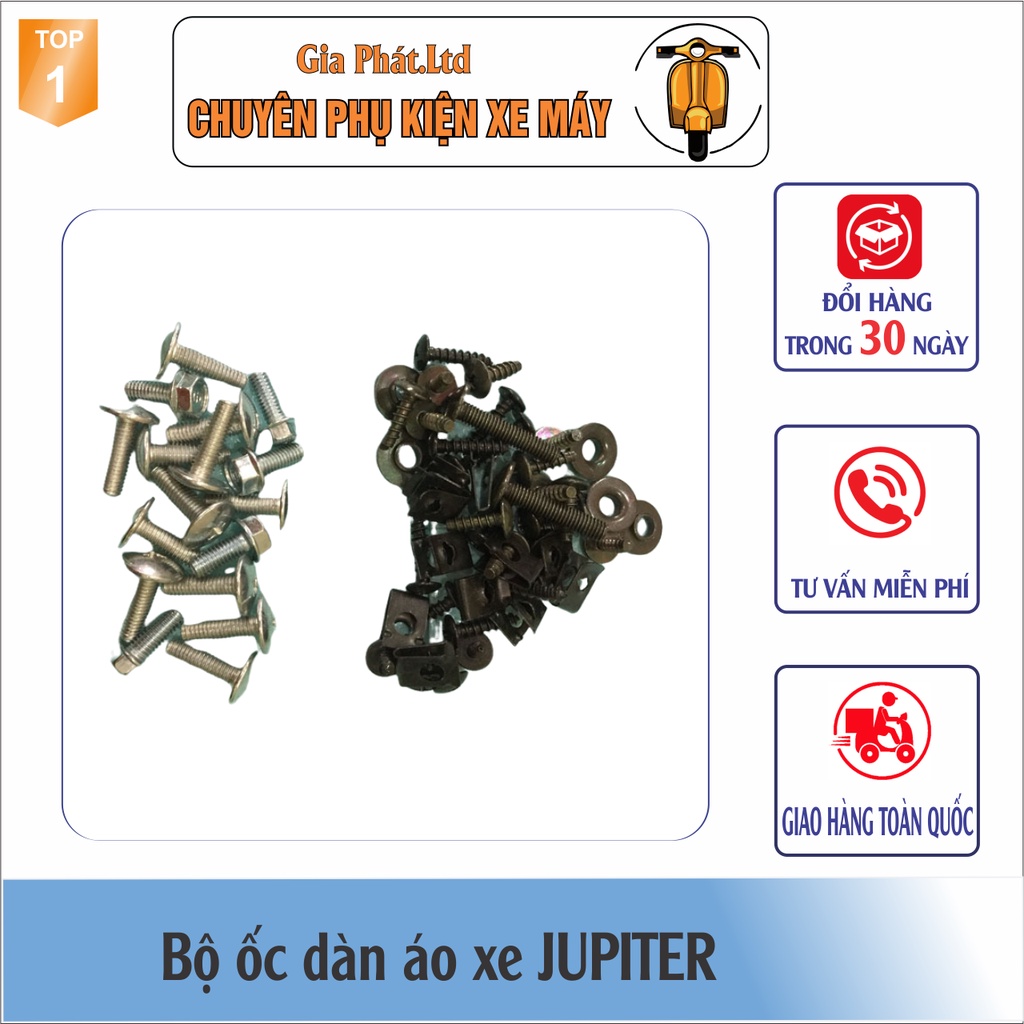 Bộ ốc dàn áo xe Jupiter