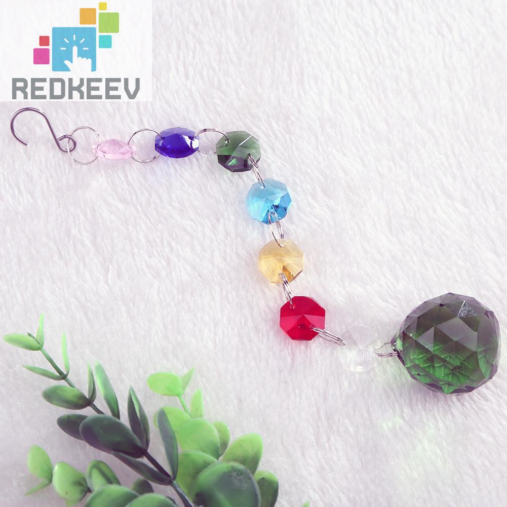 Vòng Bắt Giấc Mơ Pha Lê Cầu Vồng Treo Trang Trí