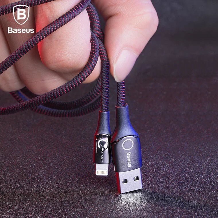 [CHÍNH HÃNG] Cáp sạc Nhanh,Tự Ngắt Baseus C-shaped Light - Bảo hành 12 tháng 1 ĐỔI 1