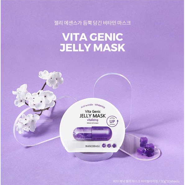 Mặt nạ Banobagi Hoka Store Mặt Nạ Dưỡng Da Vitamin Vita Genic Cấp Ẩm Dưỡng Trắng 30ml Chính Hãng