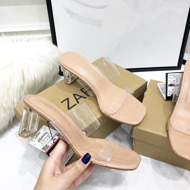Dép cao gót zara authentic