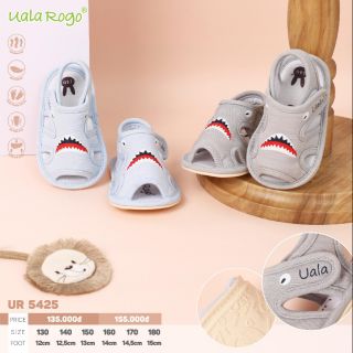 Dép tập đi cho bé Uala Rogo hình cá mâp