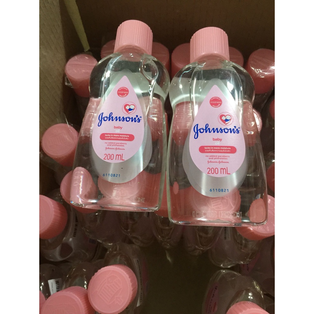 Dầu xoa bóp ,Massage cho bé JOHNSON Baby Oil 200ml - 50ml