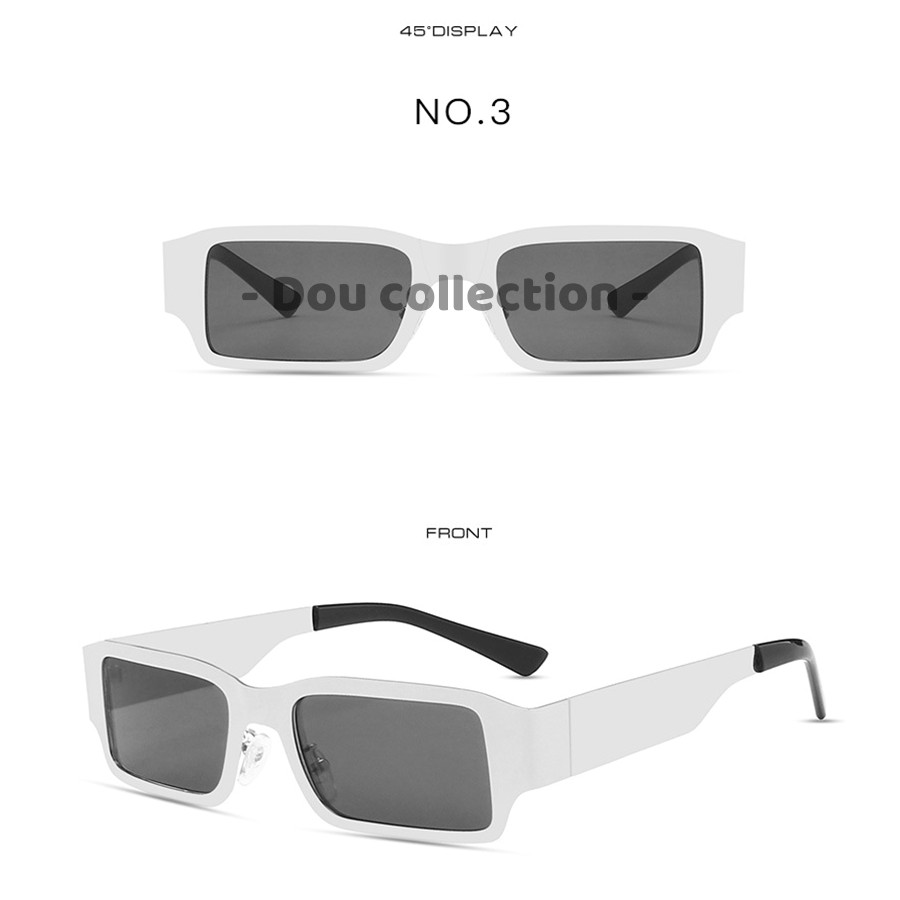 [Nowship2h] Kính Mát (Kính Râm) Cao Cấp Hình Hộp Nhỏ GọngThép Phong Cách Âu &amp; Mỹ - Carl Fitow - Mã MK023