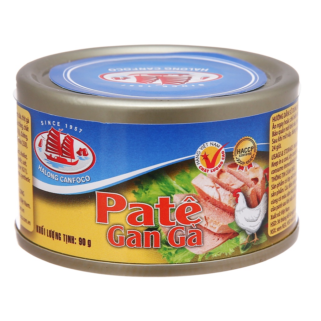 Pate gan gà 90g/150g (Đồ hộp Hạ Long)