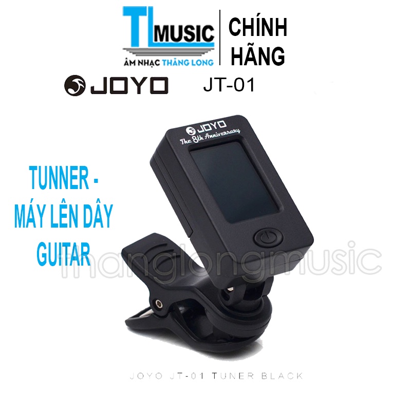 [Chính hãng] JOYO JT-01 - Tuner (máy lên dây) cho đàn guitar, bass, violin, ukulele JOYO JT01