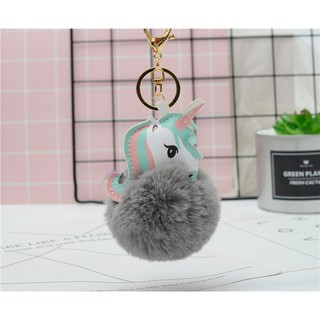 Móc khóa kỳ lân cục bông độc đáo