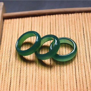 Nhẫn Mã Não Đen Tự Nhiên 810 Cho Cặp Đôi