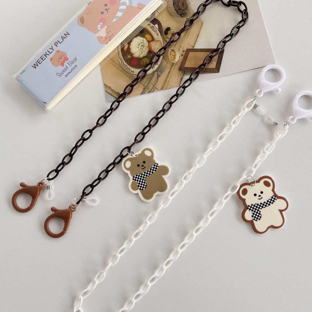 Dây đeo khẩu trang gấu đang yêu cho bé