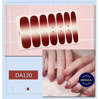[Ship nhanh] Bộ dán móng tay 3D nail sticker 14 móng, không thấm nước STK03