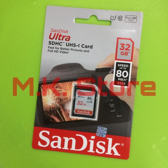 Thẻ Nhớ Sandisk Class 10 Sdxc 32gb