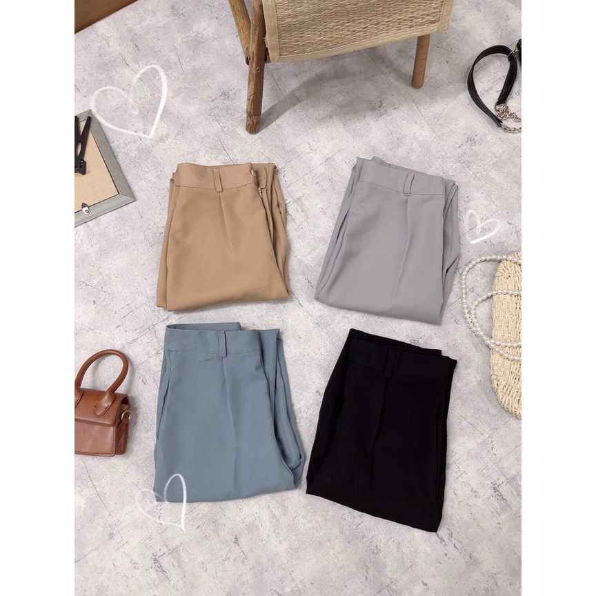 QUẦN BAGGY BASIC, quần công sở [Moment House]