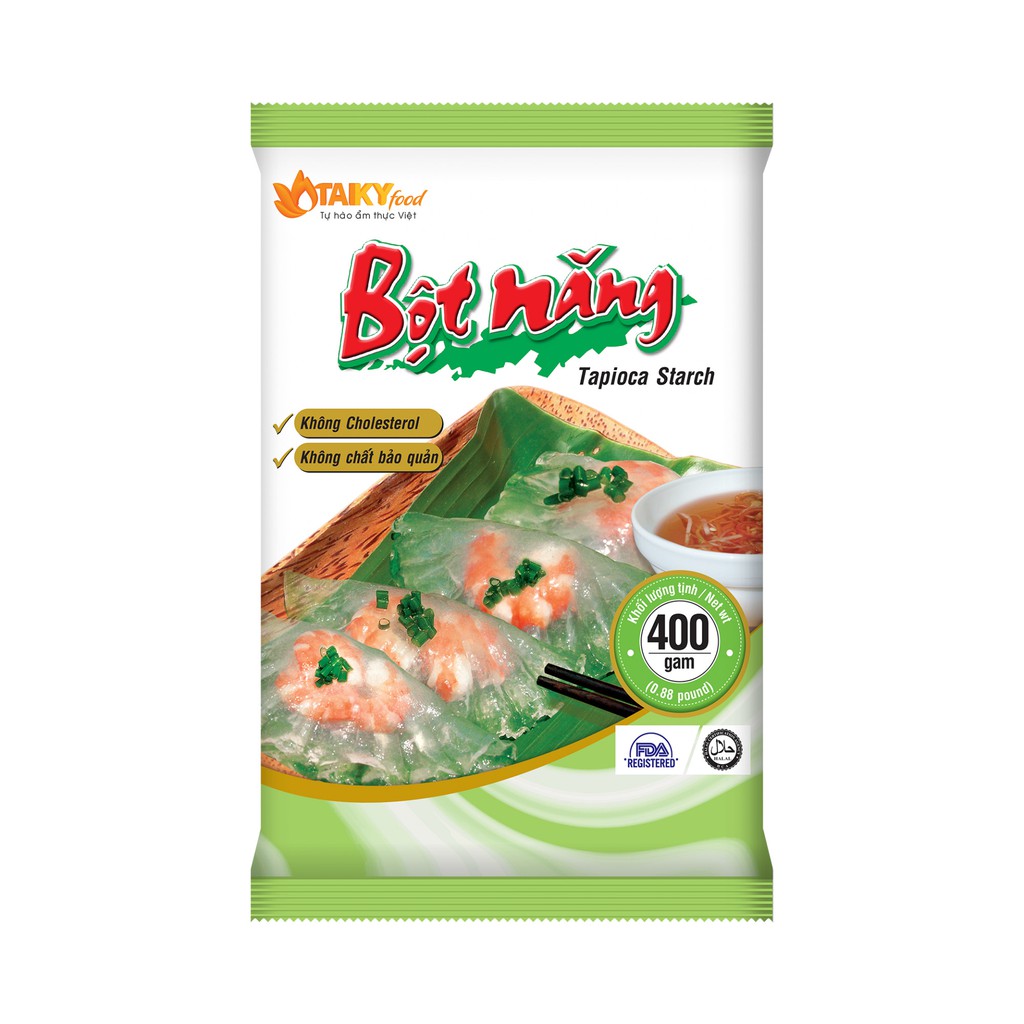 Bột năng Tài Ký gói 400g tinh chế từ củ khoai mì