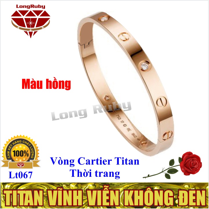 VÒNG TAY NAM NỮ TITAN MÀU VÀNG, HỒNG, TRẮNG | LẮC TAY THỜI TRANG