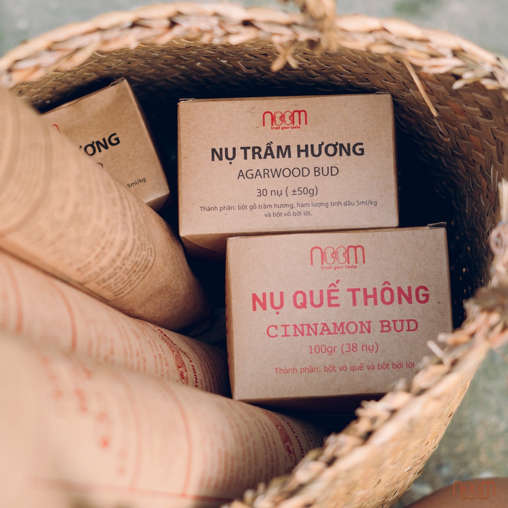 Nụ nhang Quế Thông sạch tự nhiên hương thảo mộc Noom 90g