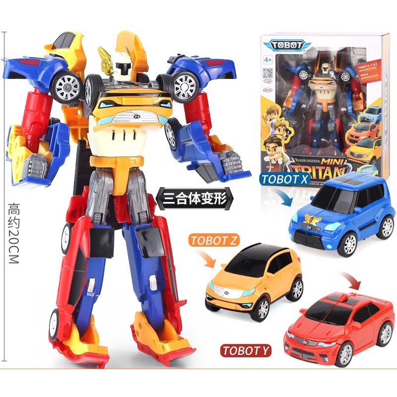 Đồ chơi Robot biến hình Tobot, Robot biến hình Oto mini dành cho bé