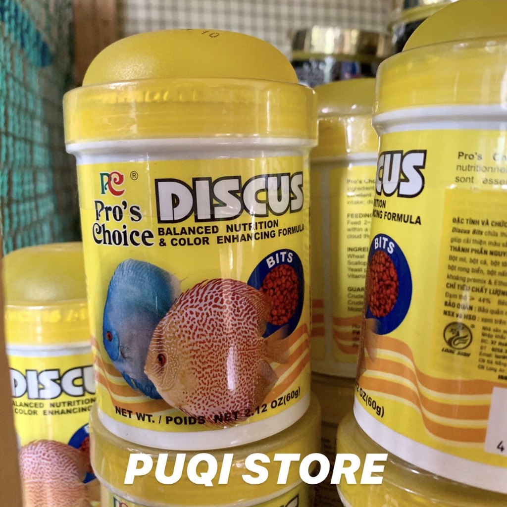 THỨC ĂN CÁ DĨA PRO'S CHOICE HỦ 60gr
