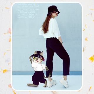 Quần baggy trơn / blackie baggy