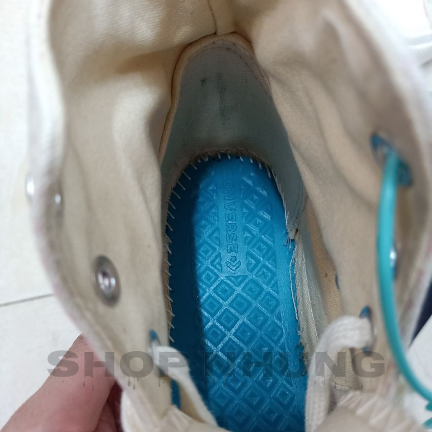 Giày converse 1970s tim play nam nữ cổ cao màu trắng
