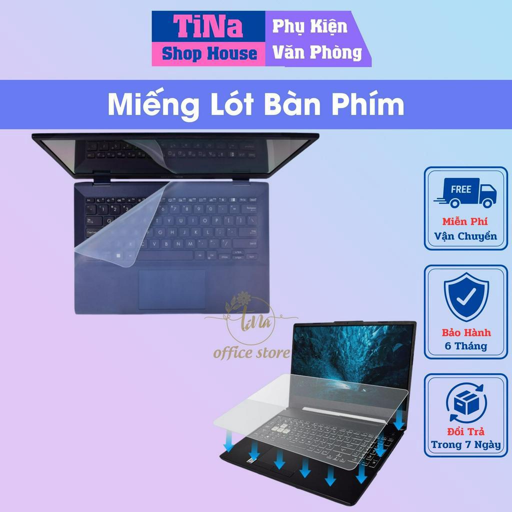 Miếng Lót Bàn Phím Silicon Che Phủ Bụi, Chống Nước Bảo Vệ Bàn Phím Laptop 13-17 Inch - Miếng Phủ Bàn Phím Laptop Silicon