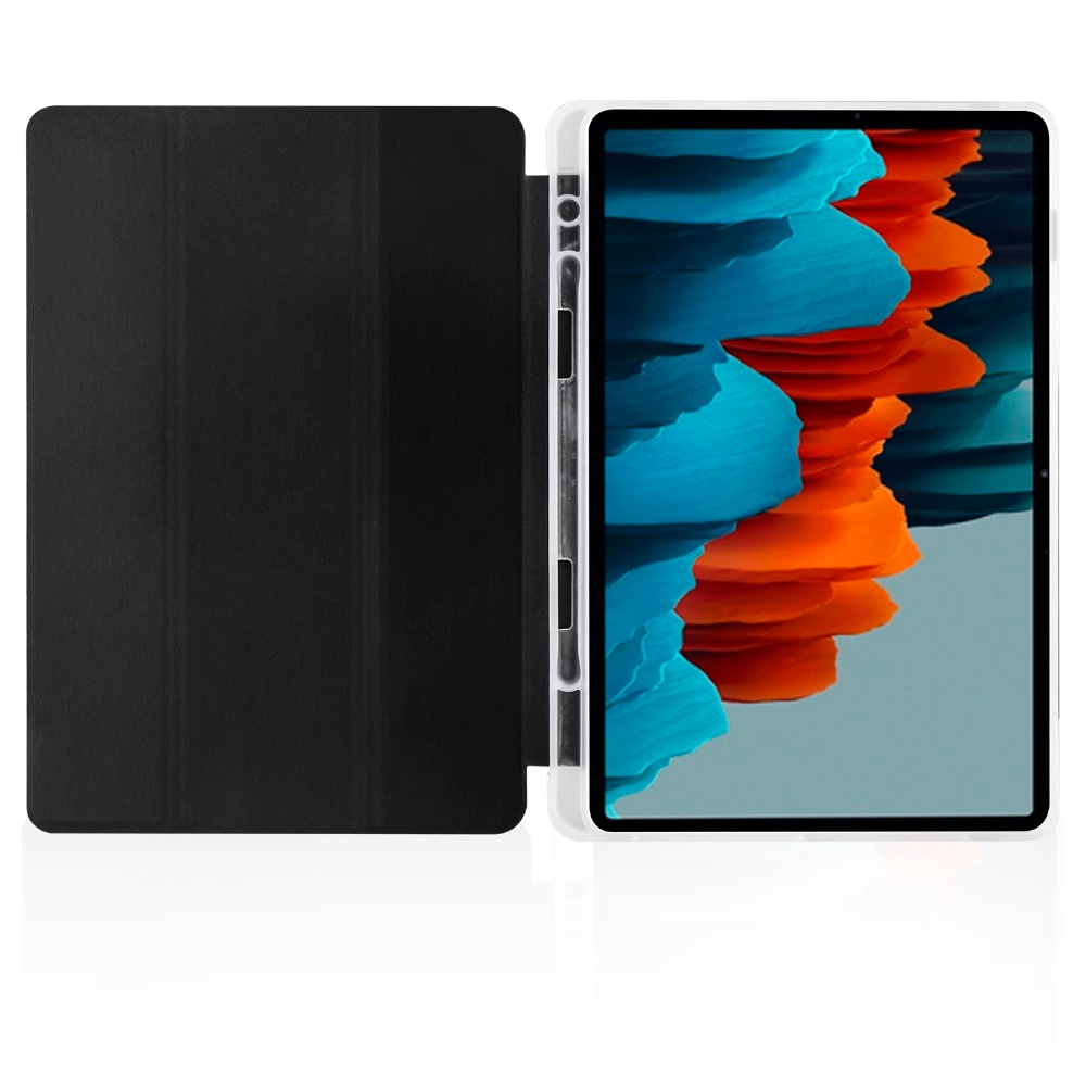 Bao da Samsung Galaxy Tab S7 Plus S7 FE Hộp đựng có ngăn đựng bút chì SM-t870 t875 SM-t970 t975 11/12.4 '' Ốp lưng